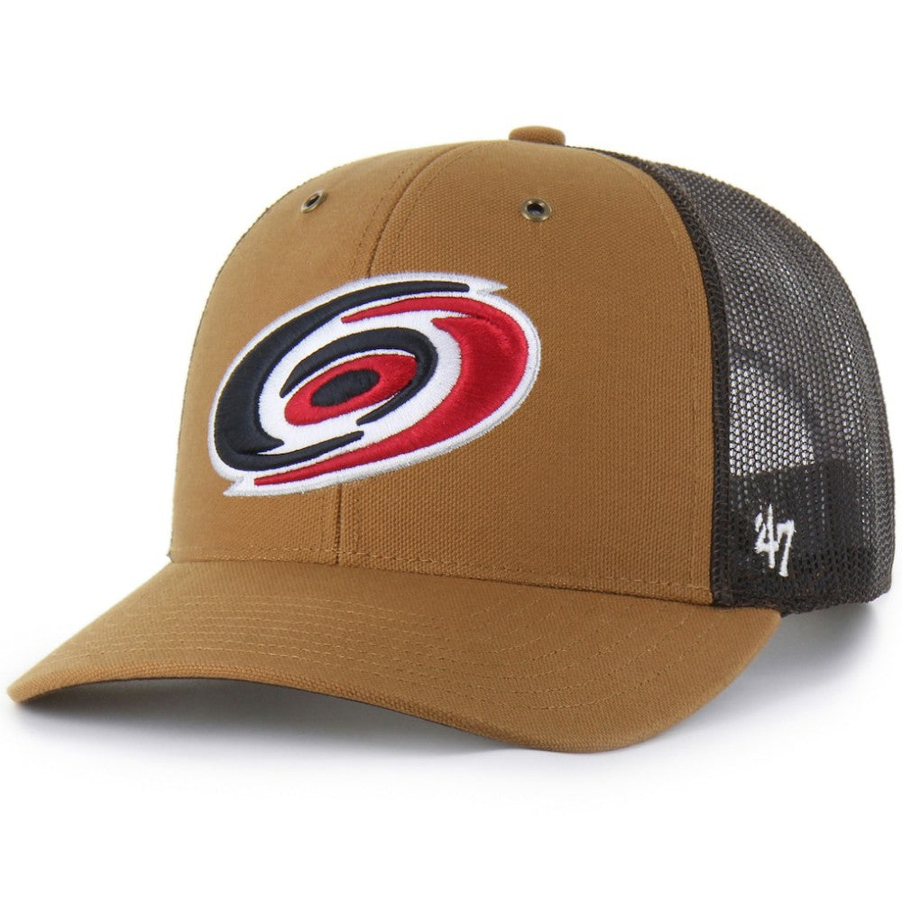 Carolina Hurricanes Carhartt x '47 Trucker Adjustable Hat - Brown | 47 brand sale