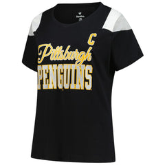 Sidney Crosby Pittsburgh Penguins Fanatics Women's Plus Size Name & Number Scoop Neck T-Shirt - Black | Fanatics sale