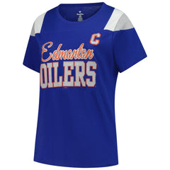 Connor McDavid Edmonton Oilers Fanatics Women's Plus Size Name & Number Scoop Neck T-Shirt - Royal | Fanatics discount