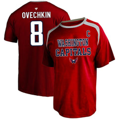 Alexander Ovechkin Washington Capitals Profile Big & Tall Name & Number T-Shirt - Red | NHL near me