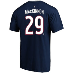 Nathan MacKinnon Colorado Avalanche Profile Big & Tall Name & Number T-Shirt - Navy | NHL Lifestyle