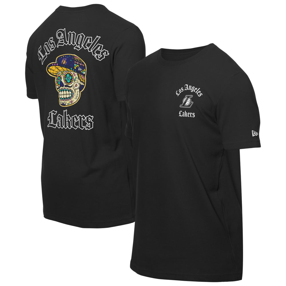 New Era Los Angeles Lakers Sugar Skulls T-Shirt Black