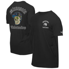 New Era Minnesota Timberwolves Sugar Skulls T-Shirt Black