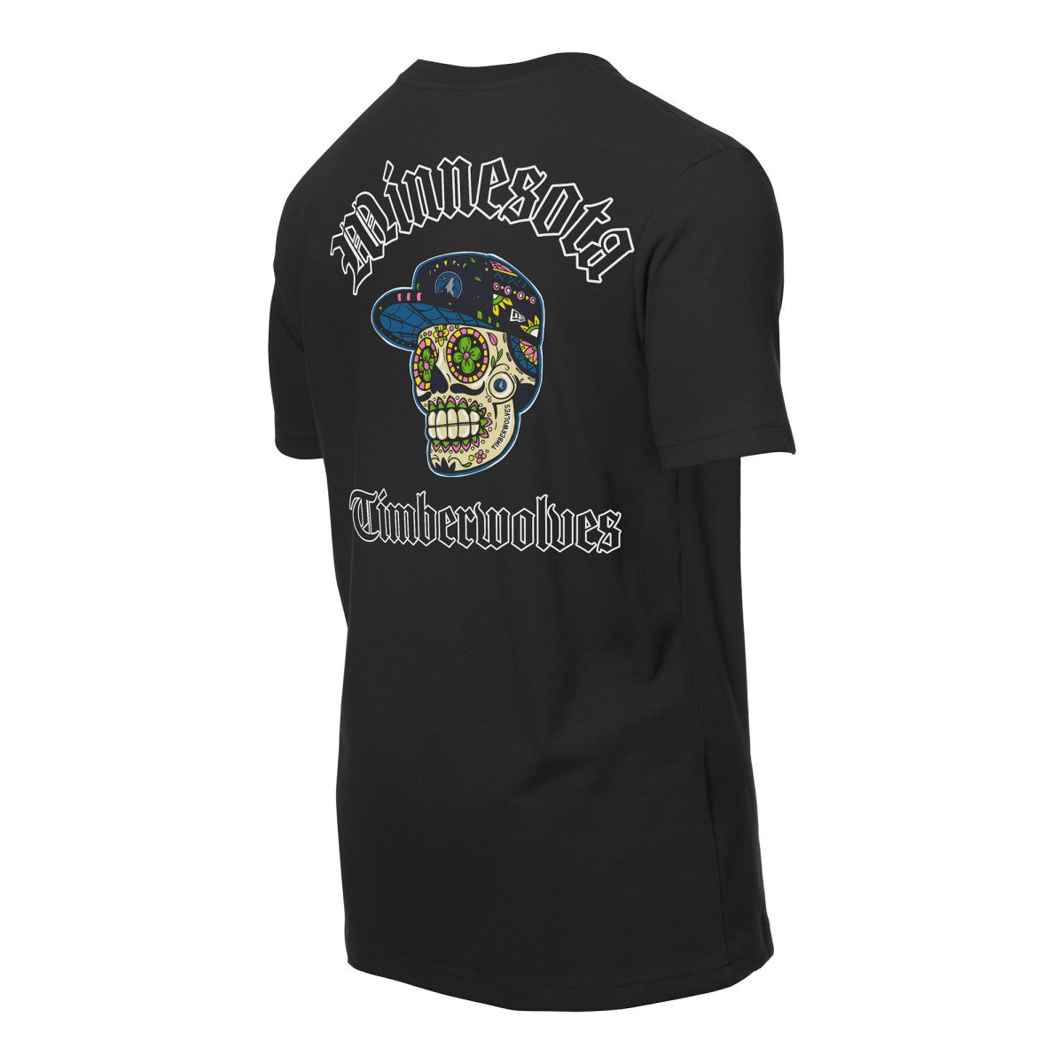 New Era Minnesota Timberwolves Sugar Skulls T-Shirt Black