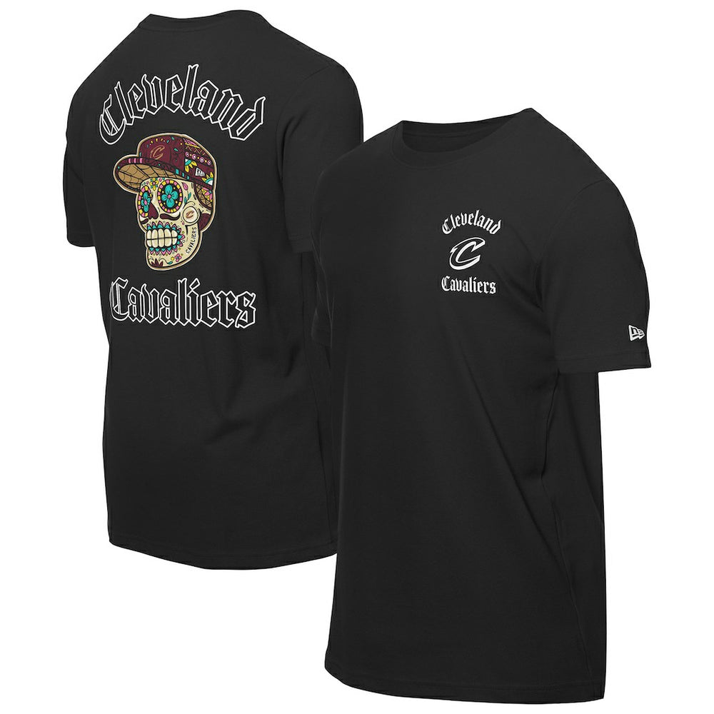 New Era Cleveland Cavaliers Sugar Skulls T-Shirt Black