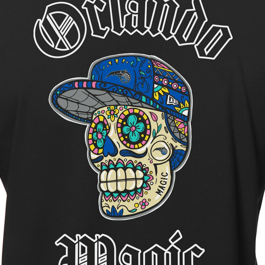 New Era Orlando Magic Sugar Skulls T-Shirt Black