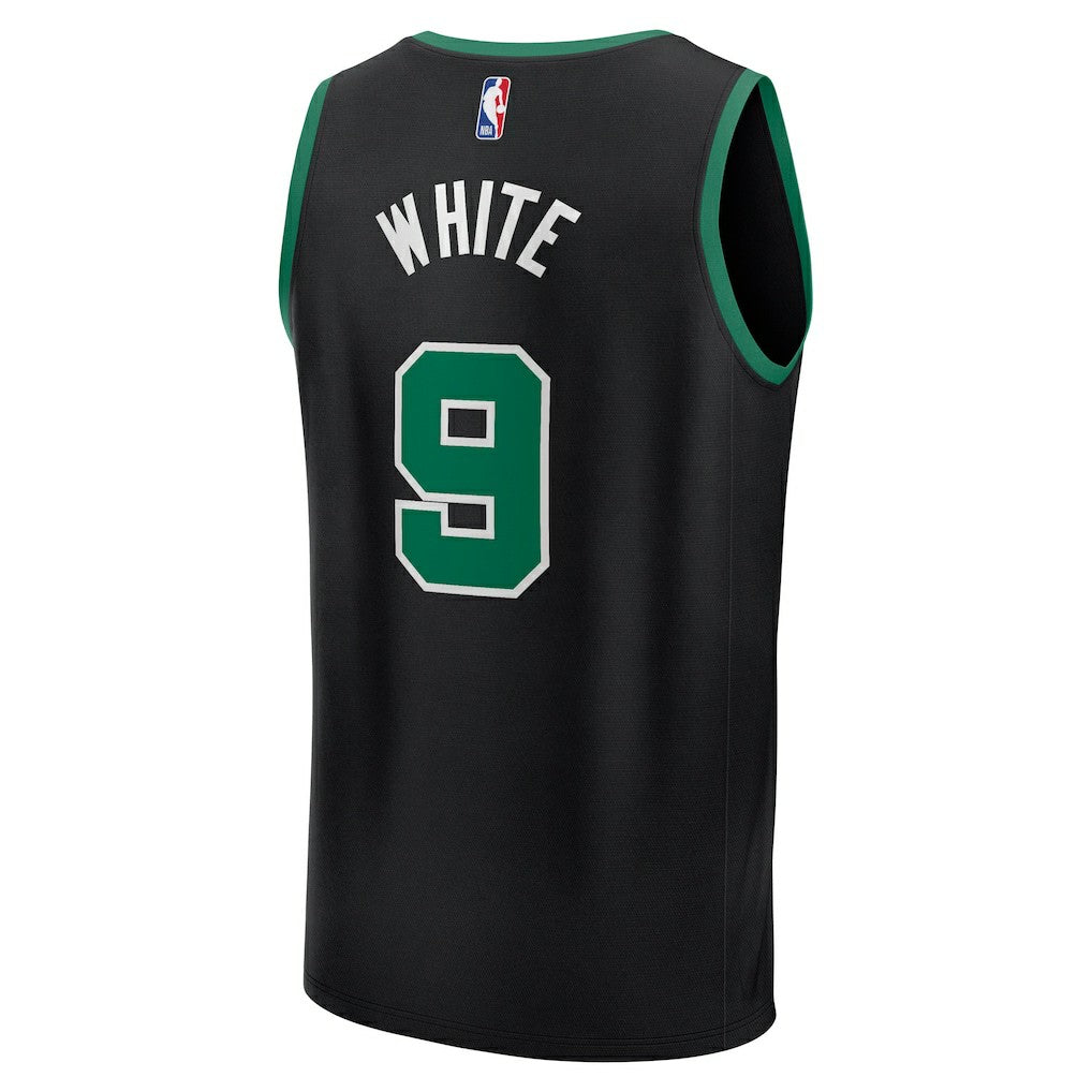 Fanatics Derrick White Boston Celtics Fast Break Replica Player Jersey Statement Edition Black
