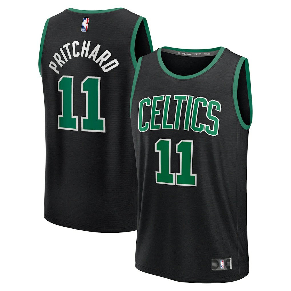Fanatics Payton Pritchard Boston Celtics Fast Break Replica Player Jersey Statement Edition Black
