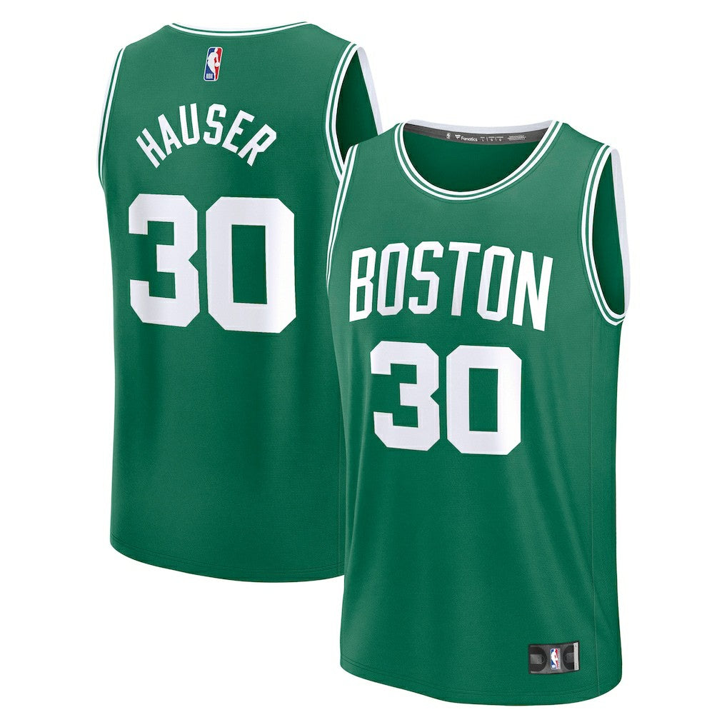 Fanatics Sam Hauser Boston Celtics Fast Break Replica Player Jersey Icon Edition Kelly Green
