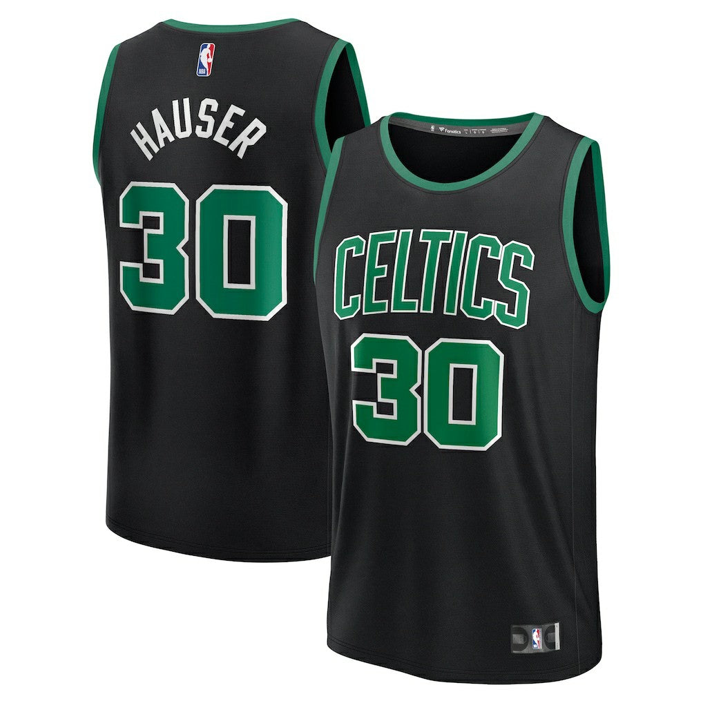 Fanatics Sam Hauser Boston Celtics Fast Break Replica Player Jersey Statement Edition Black