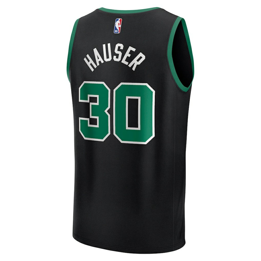 Fanatics Sam Hauser Boston Celtics Fast Break Replica Player Jersey Statement Edition Black
