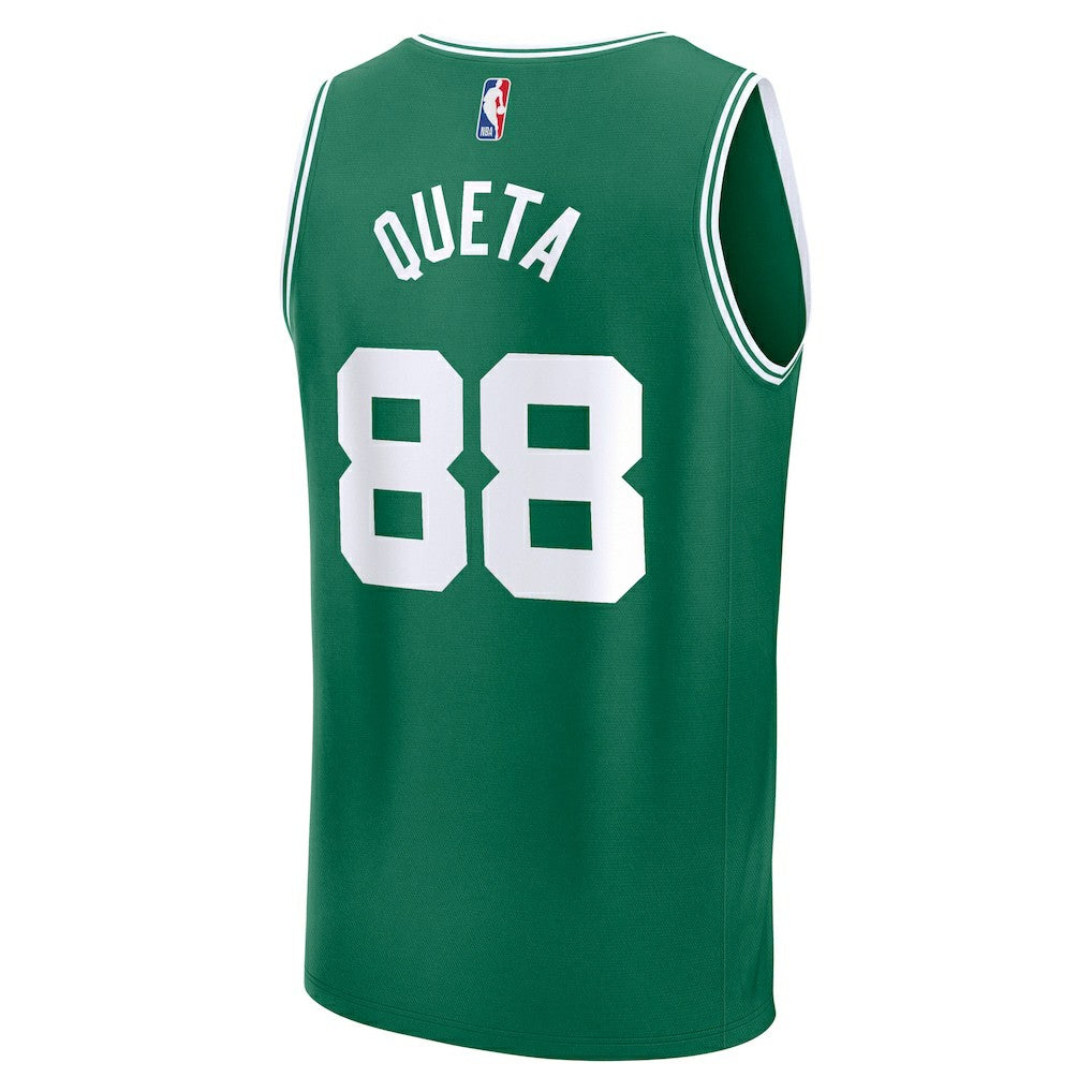 Fanatics Neemias Queta Boston Celtics Fast Break Replica Player Jersey Icon Edition Kelly Green