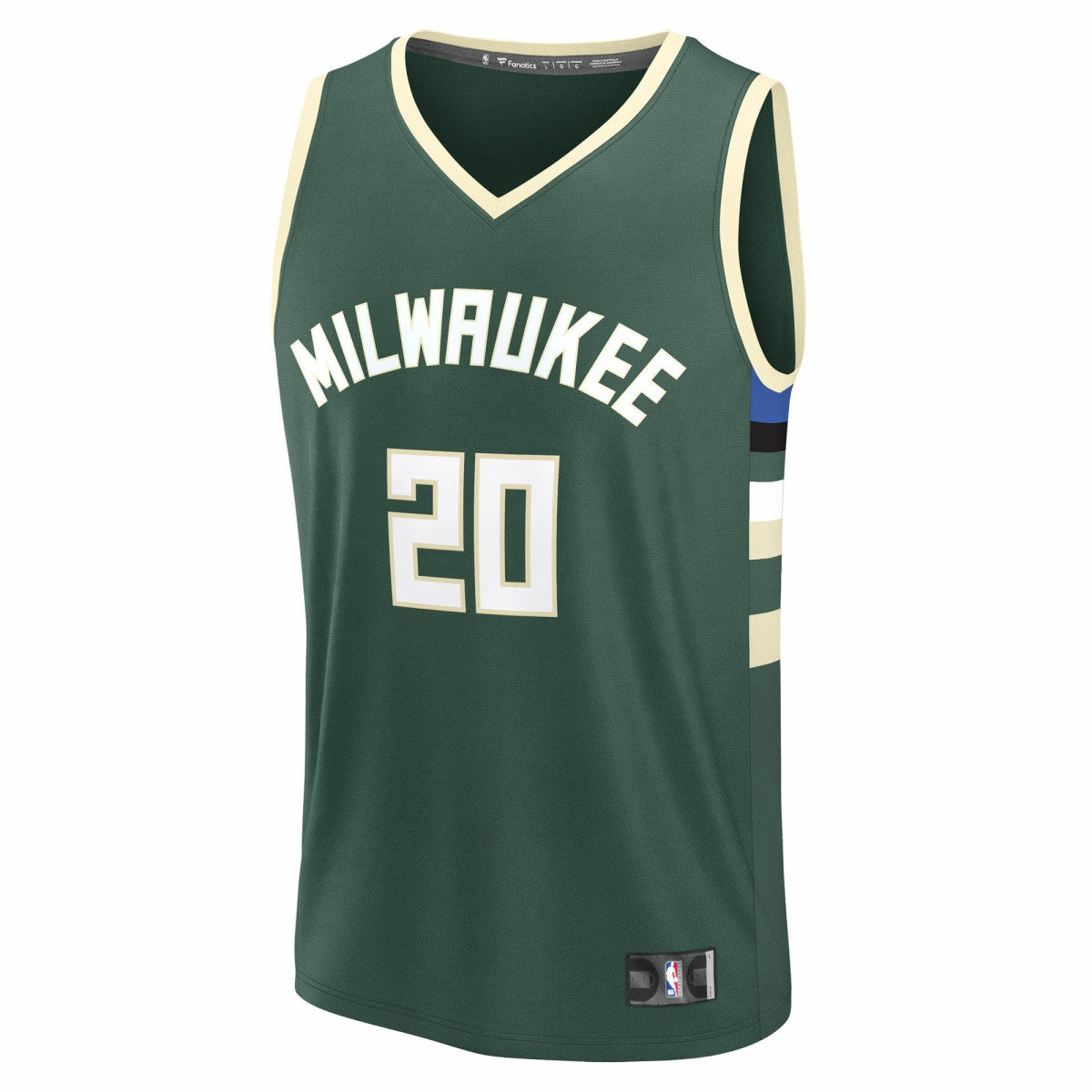 Fanatics A.J. Green Milwaukee Bucks Fast Break Replica Player Jersey Icon Edition Hunter Green