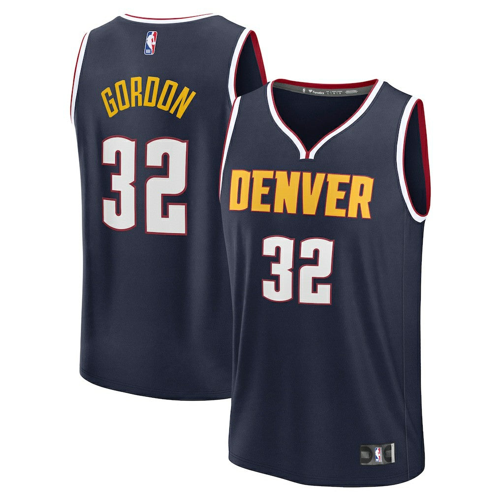 Fanatics Aaron Gordon Denver Nuggets Fast Break Replica Player Jersey Icon Editi- Navy