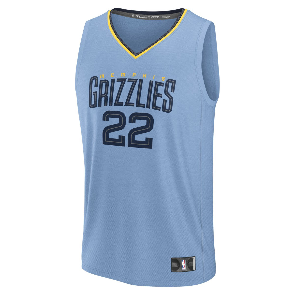 Fanatics Desmond Bane Memphis Grizzlies Fast Break Replica Player Jersey Statement Edition Light Blue