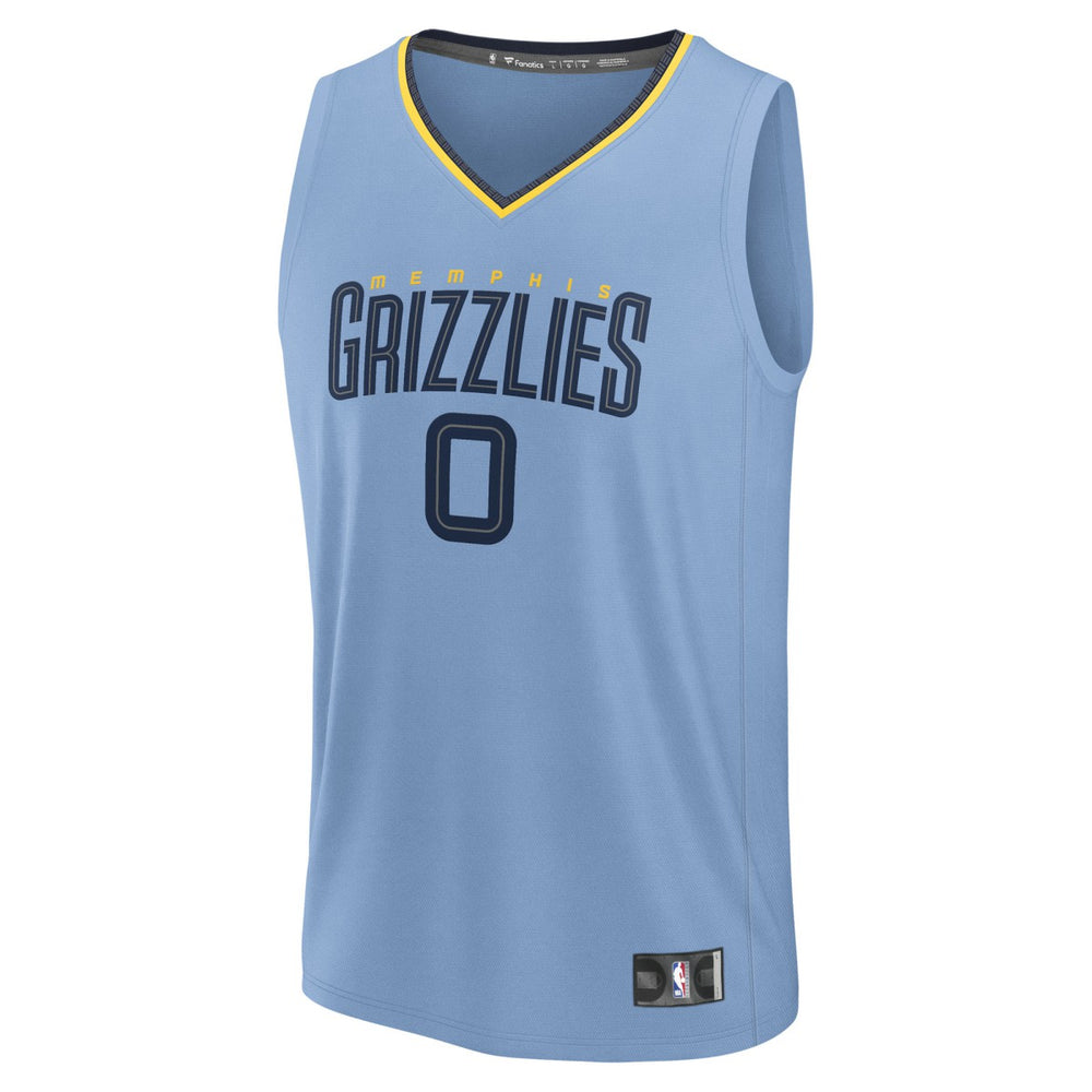 Fanatics Jaylen Wells Memphis Grizzlies Fast Break Replica Player Jersey Statement Edition Light Blue