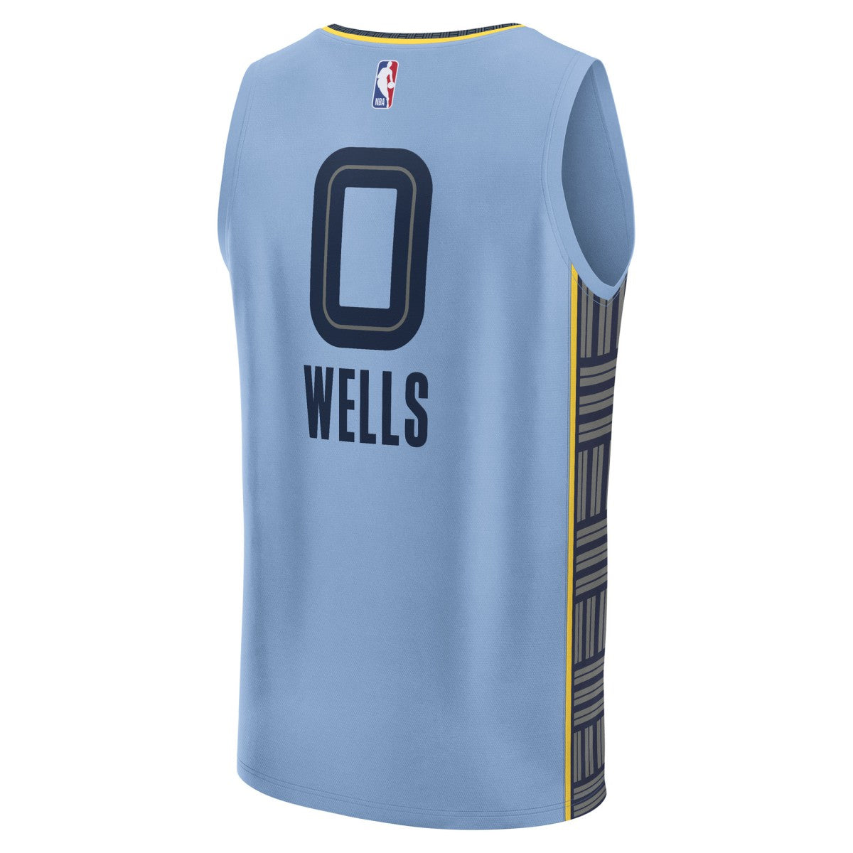 Fanatics Jaylen Wells Memphis Grizzlies Fast Break Replica Player Jersey Statement Edition Light Blue