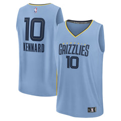 Fanatics Luke Kennard Memphis Grizzlies Fast Break Replica Player Jersey Statement Edition Light Blue