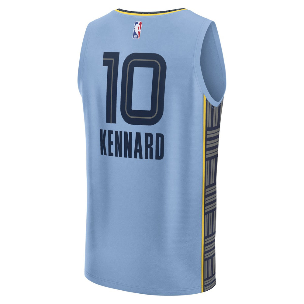 Fanatics Luke Kennard Memphis Grizzlies Fast Break Replica Player Jersey Statement Edition Light Blue