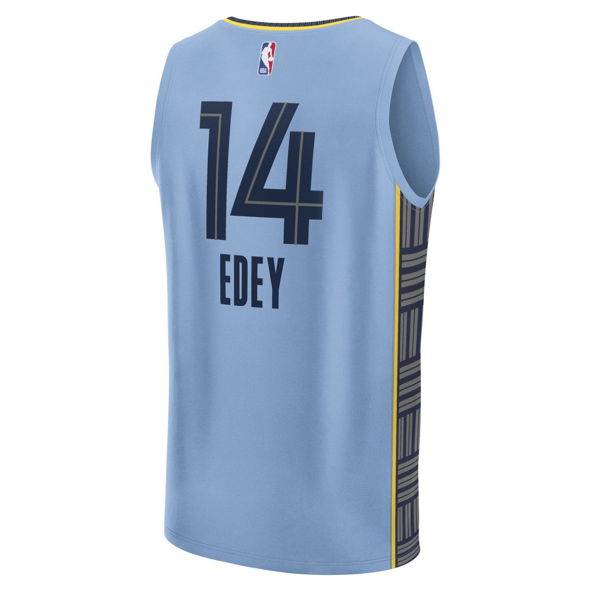 Fanatics Zach Edey Memphis Grizzlies Fast Break Replica Player Jersey Statement Edition Light Blue