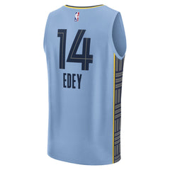 Fanatics Zach Edey Memphis Grizzlies Fast Break Replica Player Jersey Statement Edition Light Blue
