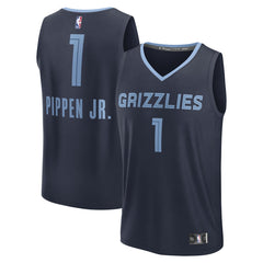 Fanatics Scotty Pippen Jr. Memphis Grizzlies Fast Break Replica Player Jersey Icon Edition Navy