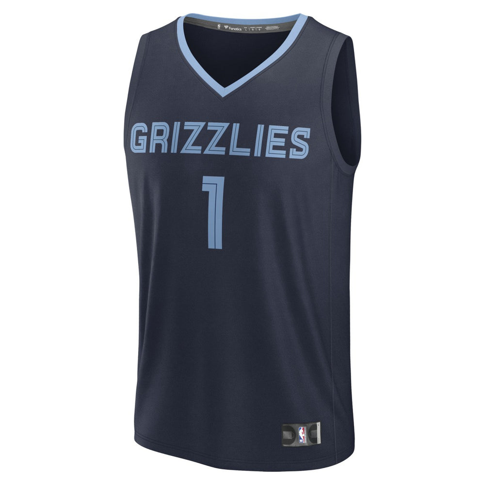 Fanatics Scotty Pippen Jr. Memphis Grizzlies Fast Break Replica Player Jersey Icon Edition Navy