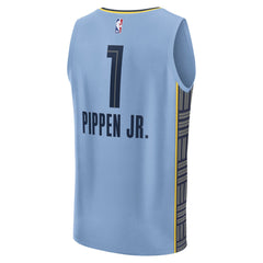 Fanatics Scotty Pippen Jr. Memphis Grizzlies Fast Break Replica Player Jersey Statement Edition Light Blue