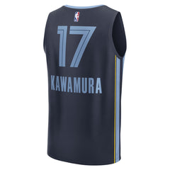 Fanatics Yuki Kawamura Memphis Grizzlies Fast Break Replica Player Jersey Icon Edition Navy
