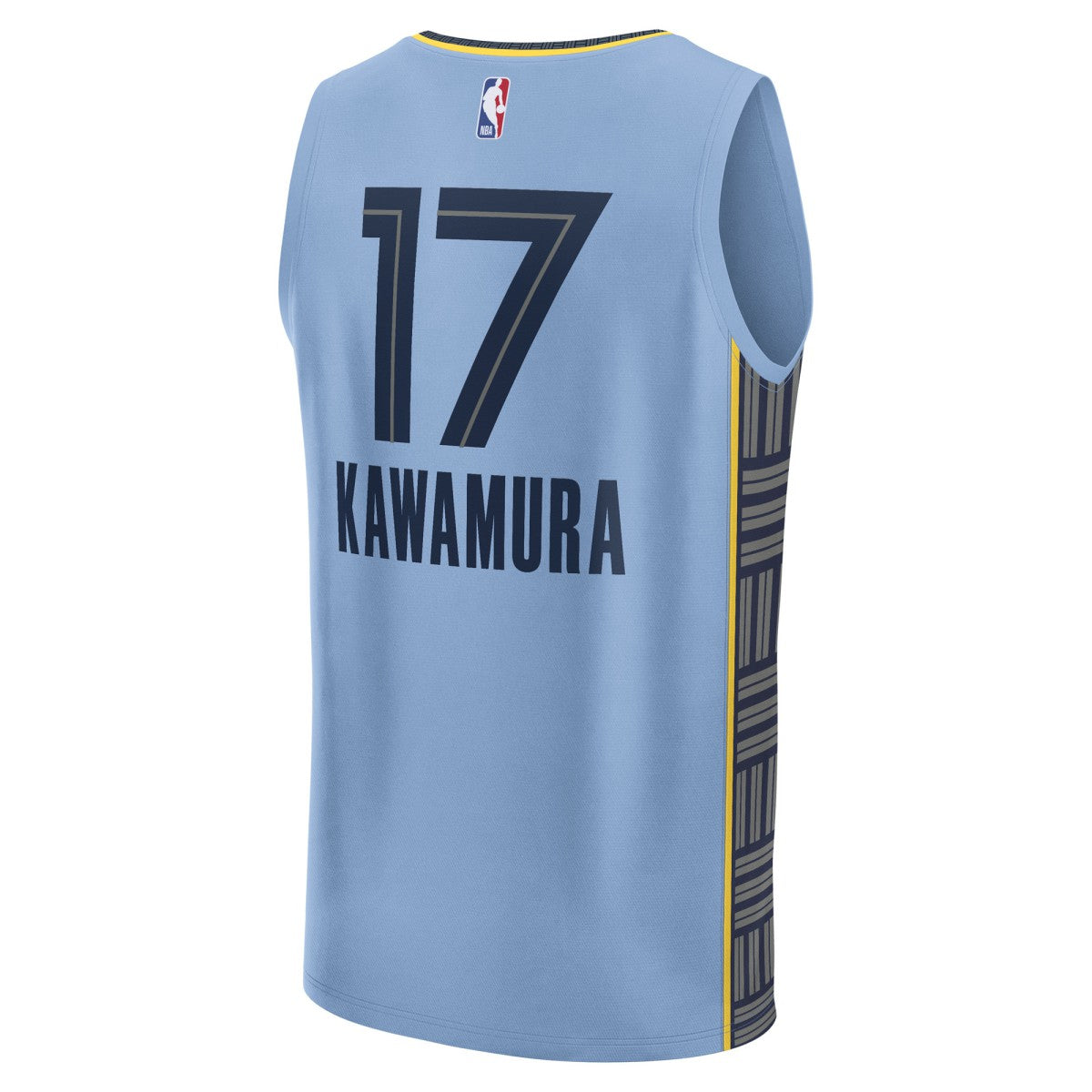 Fanatics Yuki Kawamura Memphis Grizzlies Fast Break Replica Player Jersey Statement Edition Light Blue