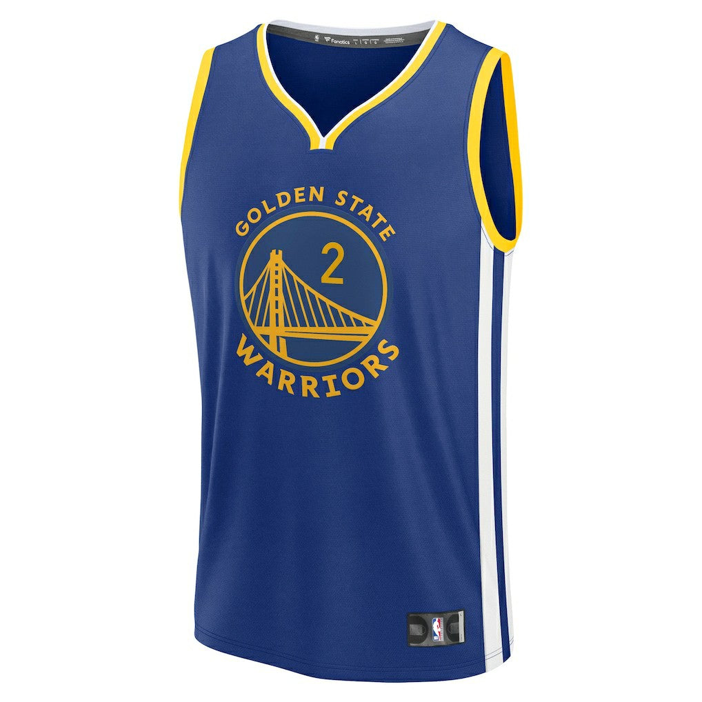 Fanatics Brandin Podziemski Golden State Warriors Fast Break Replica Player Jersey Icon Editi- Royal