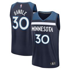 Fanatics Julius Randle Minnesota Timberwolves Fast Break Replica Player Jersey Icon Edition Navy