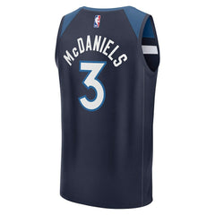 Fanatics Jaden McDaniels Minnesota Timberwolves Fast Break Replica Player Jersey Icon Edition Navy