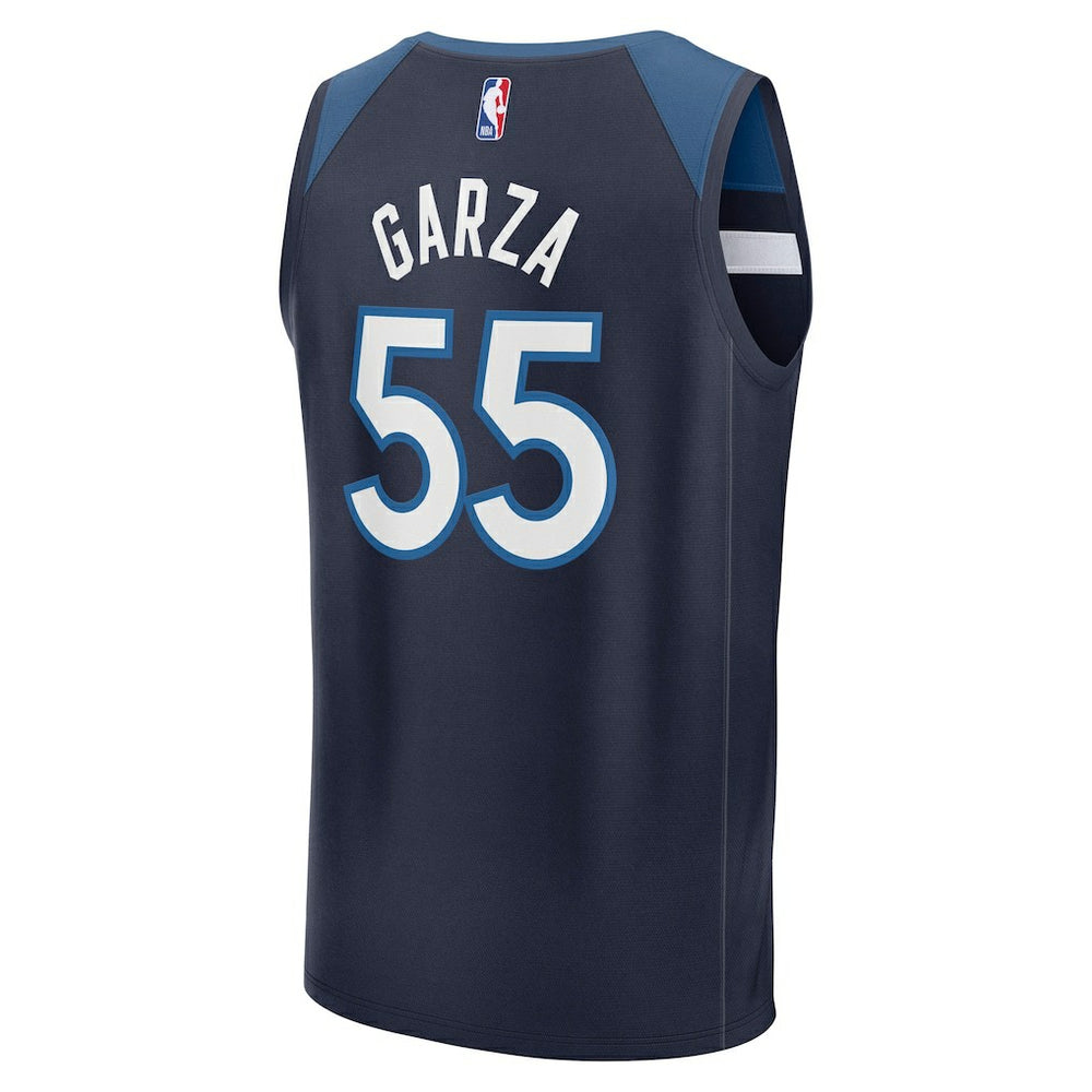 Fanatics Luka Garza Minnesota Timberwolves Fast Break Replica Player Jersey Icon Edition Navy