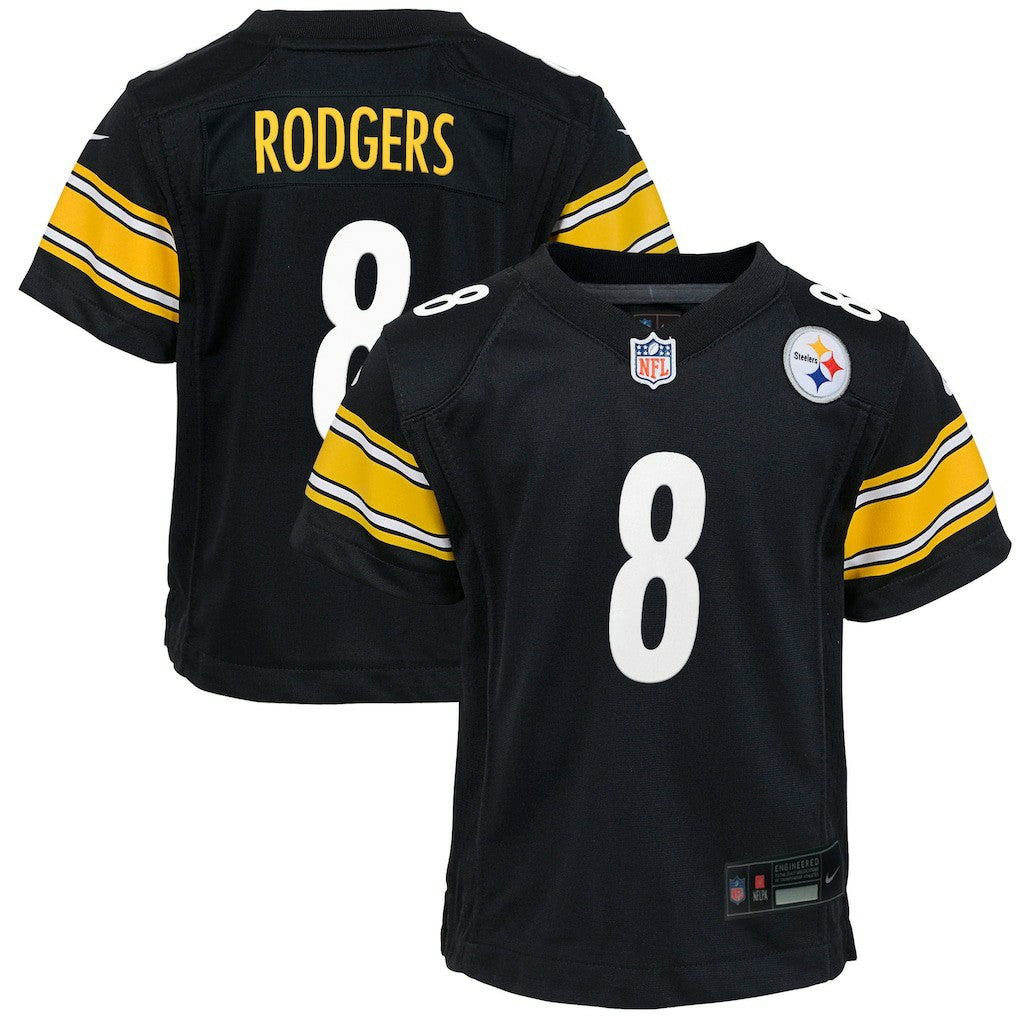 Aaron Rodgers Pittsburgh Steelers Youth Game Jersey - Black - Nike