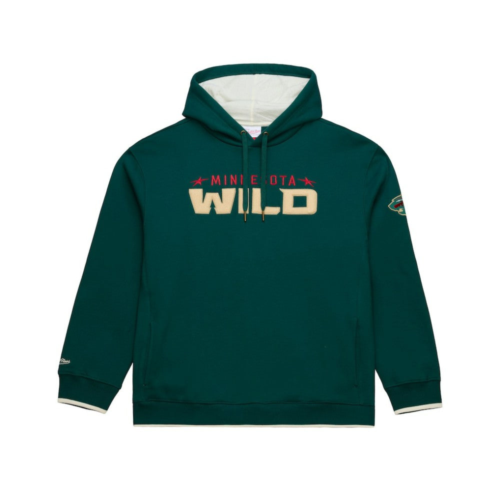 Minnesota Wild Mitchell & Ness Team Legacy Hoodie - Green | NHL discount