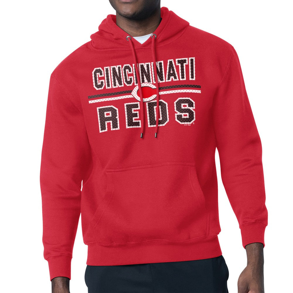 Cincinnati Reds Starter Team Mesh Print Graphic Pullover Hoodie Sale