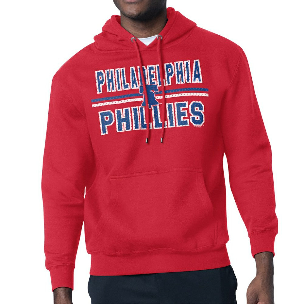 Philadelphia Phillies Starter Team Mesh Print Graphic Pullover Hoodie Discount