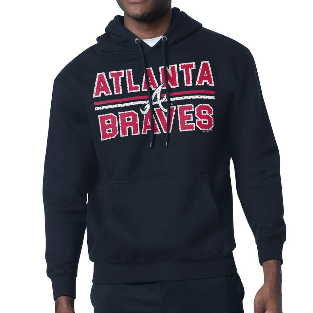 Atlanta Braves Starter Team Mesh Print Graphic Pullover Hoodie Discount