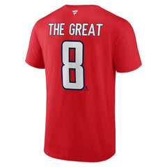Alexander Ovechkin Washington Capitals NHL All-Time Leading Goal Scorer Name & Number T-Shirt - Red | NHL sale