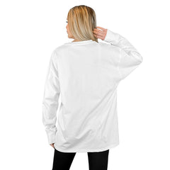 Buffalo Bills Gameday Couture Women's Mind Games Oversized Long Sleeve T-Shirt - White - NFL