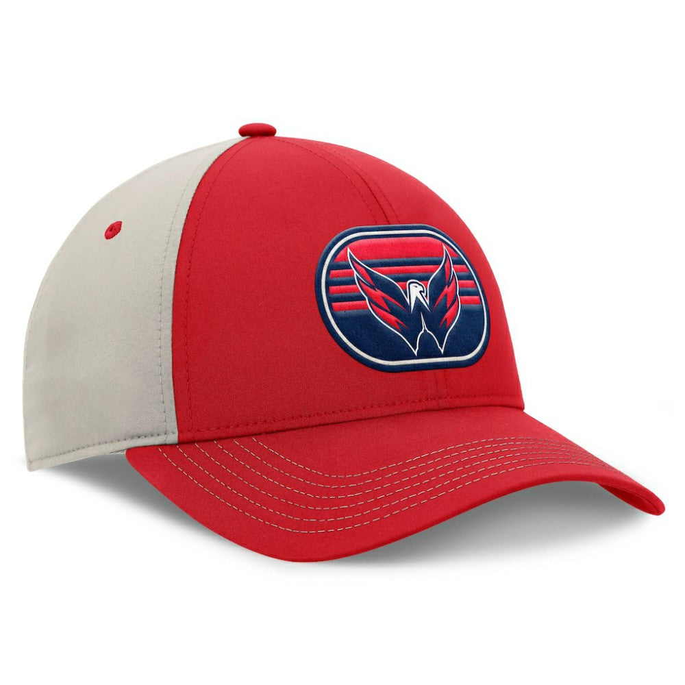 Washington Capitals Fanatics 2025 Stanley Cup Playoffs Locker Room Trucker Adjustable Hat - Red/Gray | Fanatics Clearance