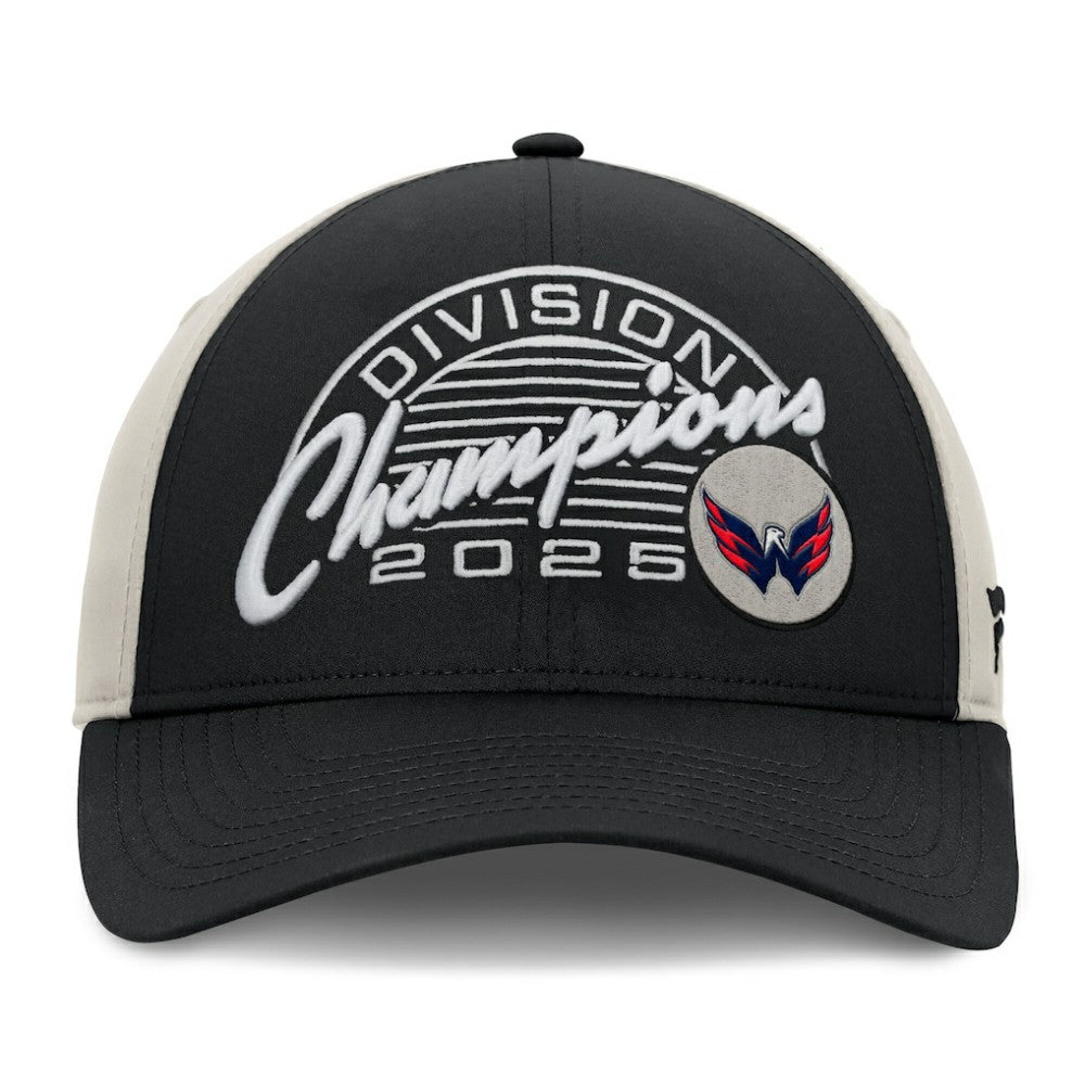 Washington Capitals Fanatics 2025 Metropolitan Division Champions Locker Room Adjustable Hat - Black/Gray | Fanatics online