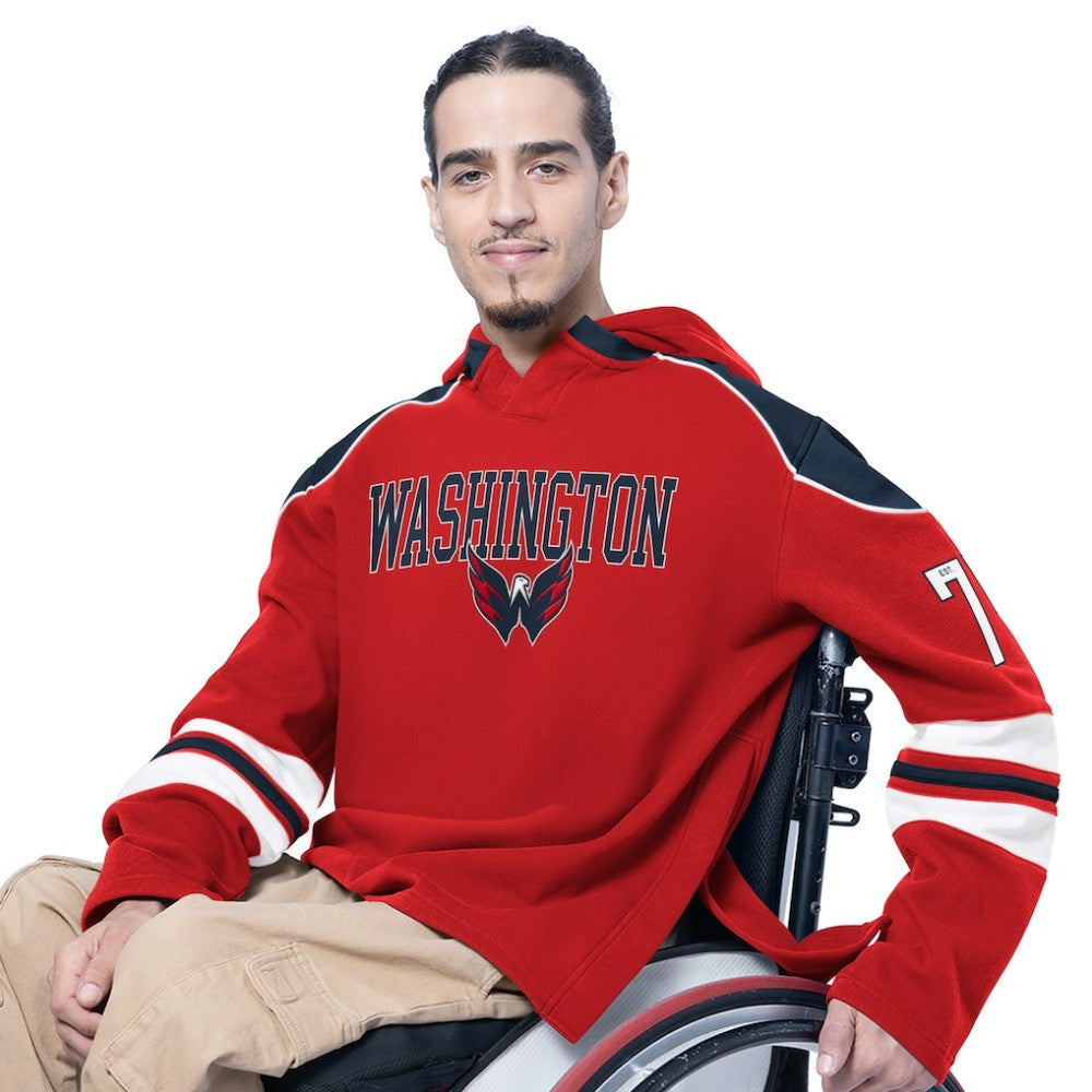Washington Capitals G-III Sports by Carl Banks Adaptive Wear Lord Stanley Hooded Long Sleeve Sweatshirt - Red | NHL near me