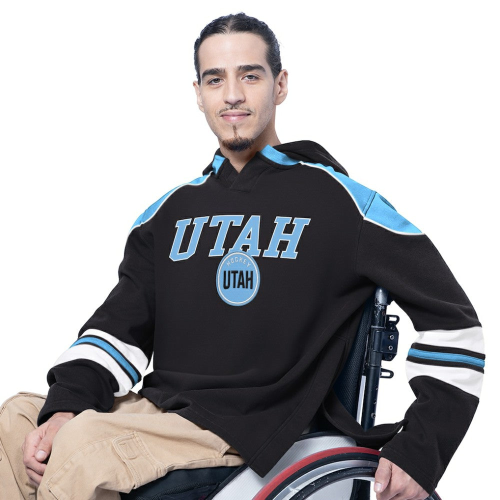 Utah Mammoth G-III Sports by Carl Banks Adaptive Wear Lord Stanley Hooded Long Sleeve Sweatshirt - Black | NHL discount