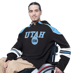 Utah Mammoth G-III Sports by Carl Banks Adaptive Wear Lord Stanley Hooded Long Sleeve Sweatshirt - Black | NHL discount