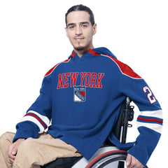 New York Rangers G-III Sports by Carl Banks Adaptive Wear Lord Stanley Hooded Long Sleeve Sweatshirt - Royal | NHL online
