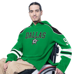 Dallas Stars G-III Sports by Carl Banks Adaptive Wear Lord Stanley Hooded Long Sleeve Sweatshirt - Green | NHL online