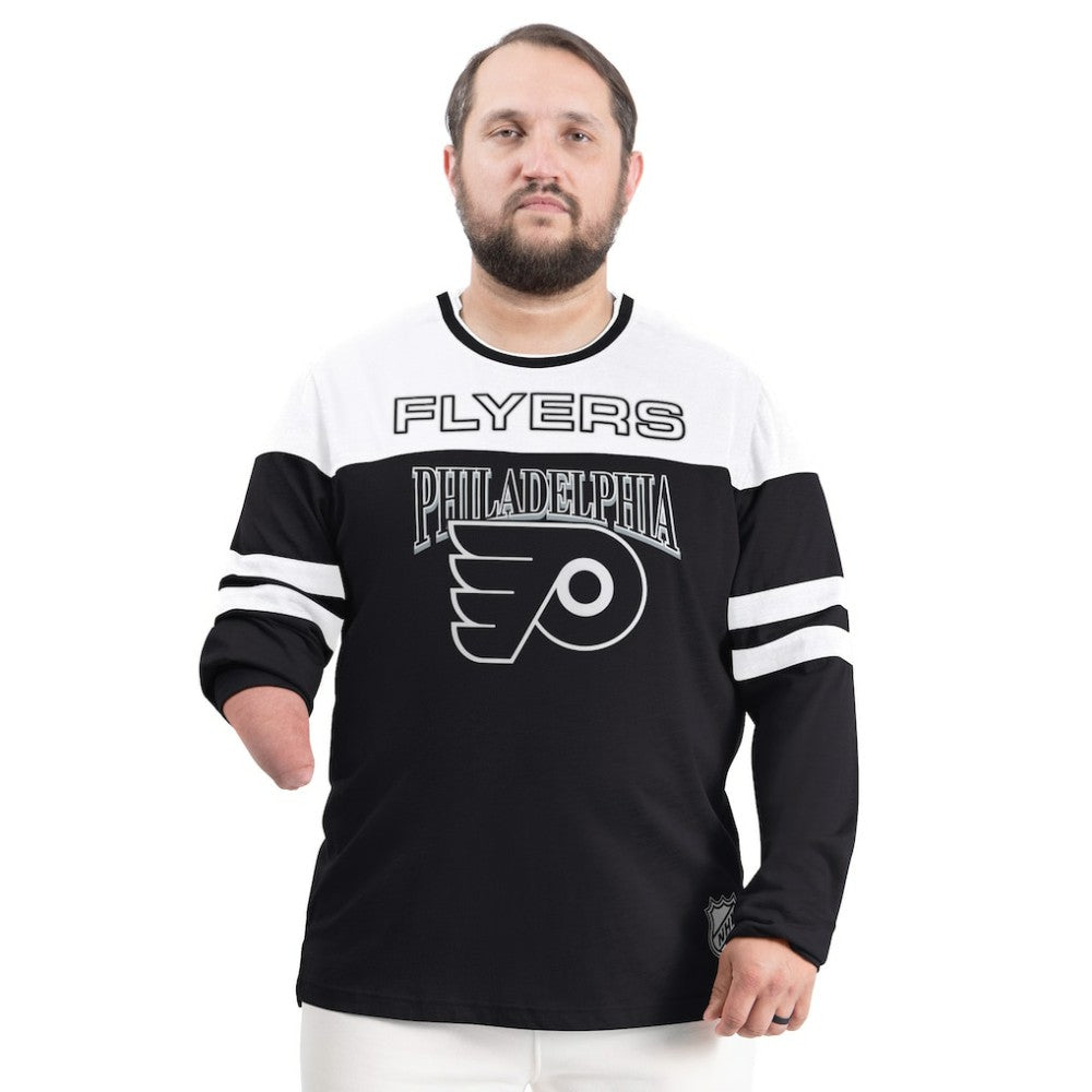 Philadelphia Flyers G-III Sports by Carl Banks Adaptive Wear Outlast Durene Long-Sleeve T-Shirt - Black | NHL sale