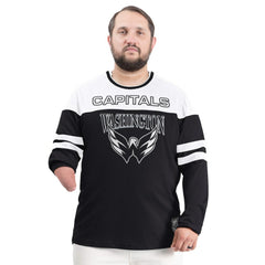 Washington Capitals G-III Sports by Carl Banks Adaptive Wear Outlast Durene Long-Sleeve T-Shirt - Black | NHL Lifestyle